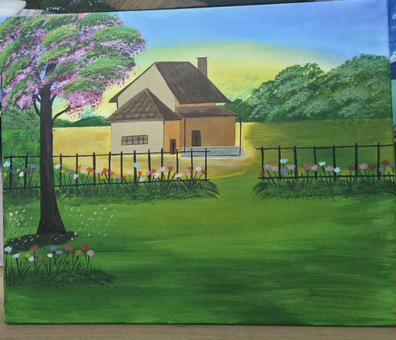 Tablouri pictate manual