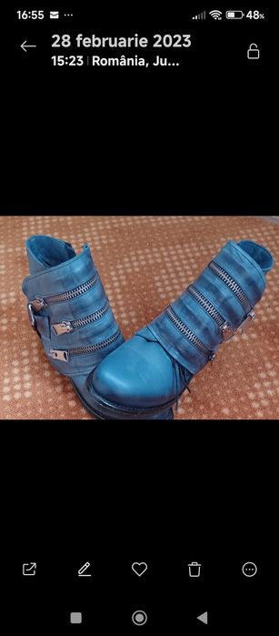 Ghete piele naturala