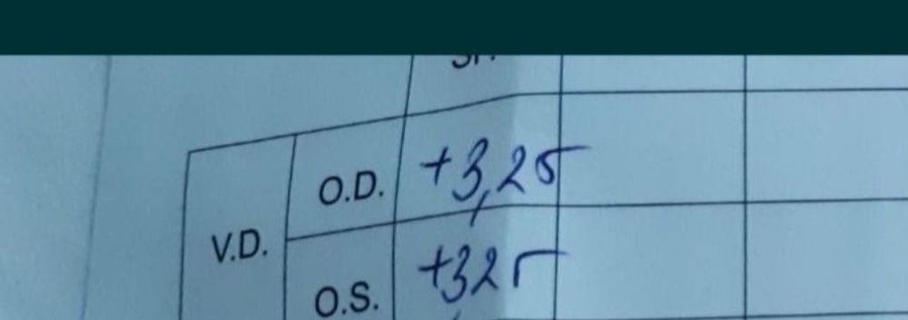 Ochelari de vedere noi pentru distanta dioptrii +3.25.