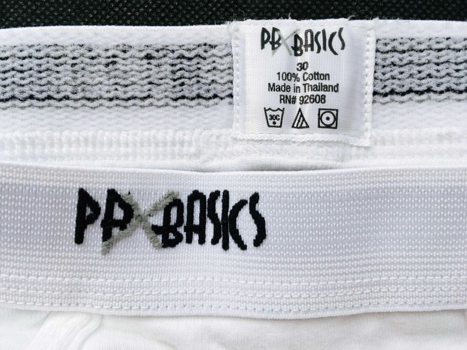 VINTAGE 2001 Made in Thailand PBXBASICS® White Briefs 9-Pack — W30