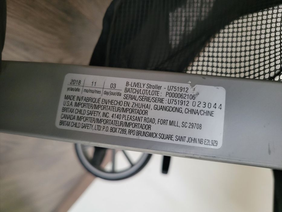 Britax B-Lively Stroller-детска количка