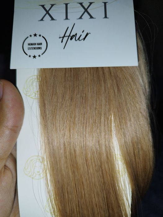 Нови естествена коса екстеншън на лента  3 х 25 гр х 60 см