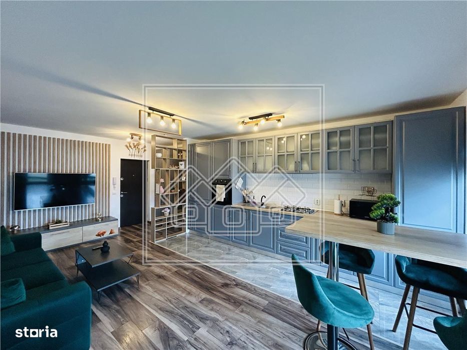Apartament 2 camere, 46 mp utili + balcon 6 mp, parcare subterana