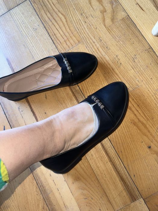 Балетки черные 37 р