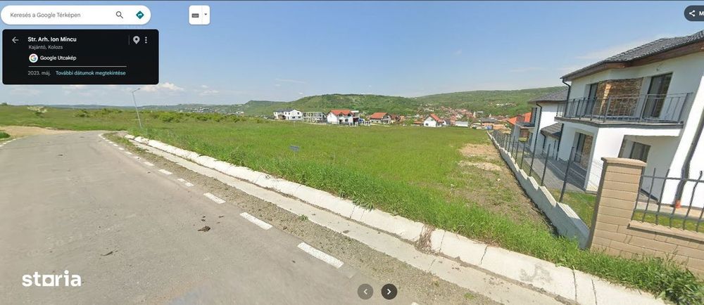 Teren intravilan de vânzare Chinteni, cu o priveliste pe satul vechi