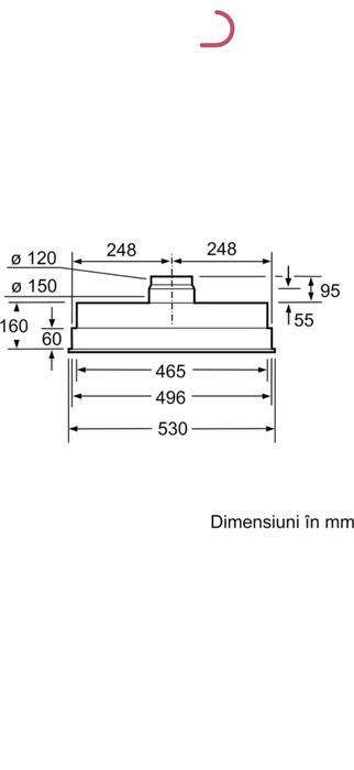 Hota incorporabila BOSCH DHL555BL