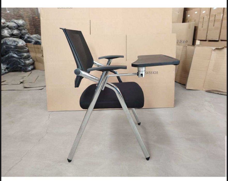 Учебный Стул с пюпитром хромированный со склада