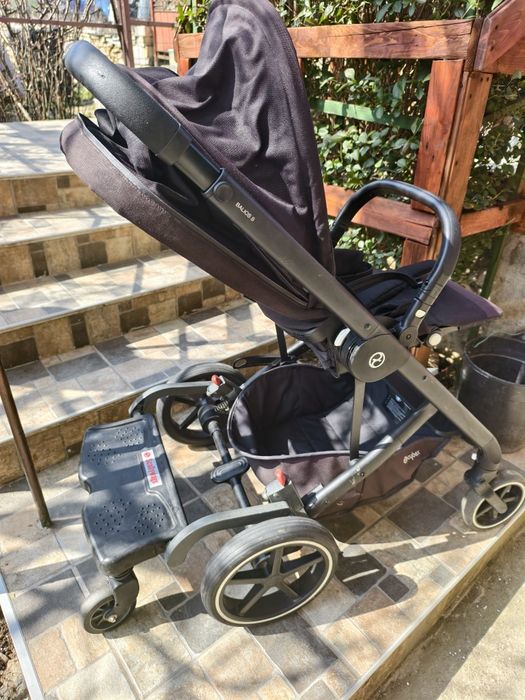 Продавам детска количка CYBEX  BALIOS S LUX BLK 3в1 MOON BLACK