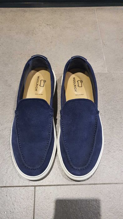 Кожени мокасини от естествен велур