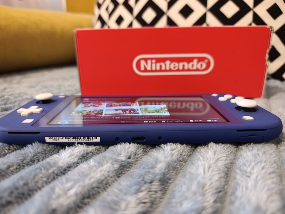 Consola gaming portabila NOUĂ -  NINTENDO SWITCH LITE, Blue