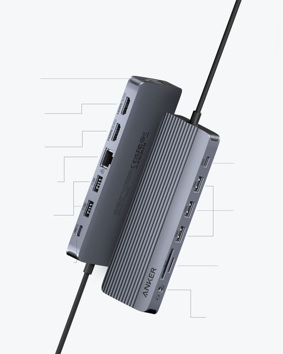 Anker USB-C Hub (14-in-1) Triple Display — Профессиональный хаб