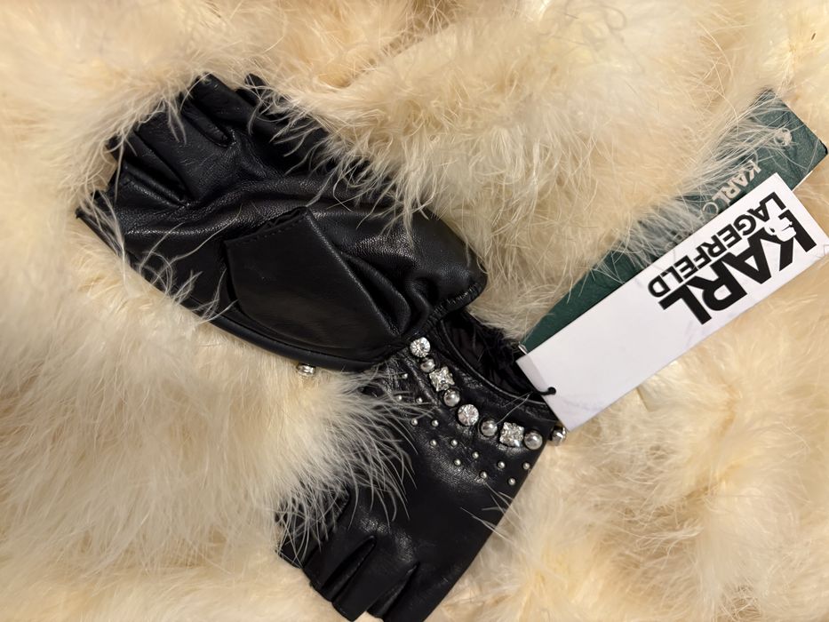 Manusi piele noi Karl lagerfeld