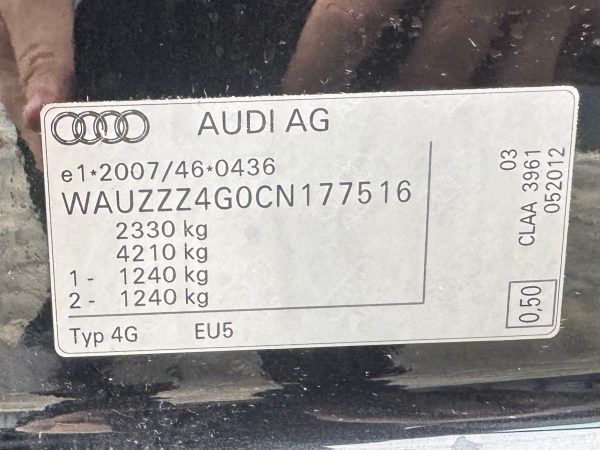 AUDI A6 C7 2012 Quattro Automata proprietar