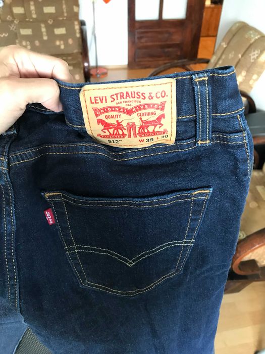 Pantalon Barbatesc Blugi Adusi din SUA Levi Strauss 512 Marime 35