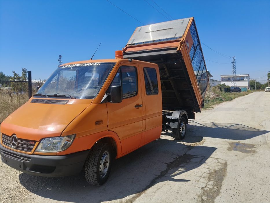 Mercedes-Benz Sprinter 311 CDI – САМОСВАЛ | Автомат | Двойна кабина | 2004 г.
