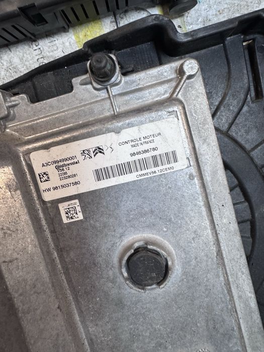 Kit pornire calculator motor BSI Citroen C3 2017-2024 1,2 benzina HM05