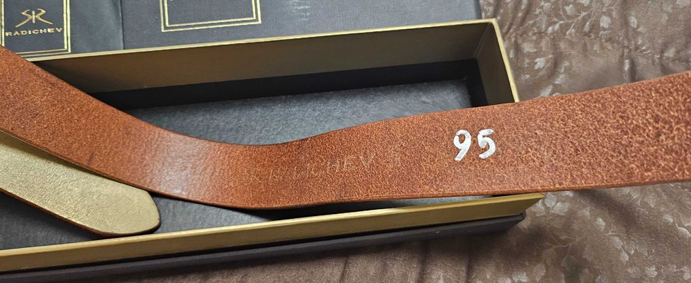 Стоян Радичев, колан, естествена кожа