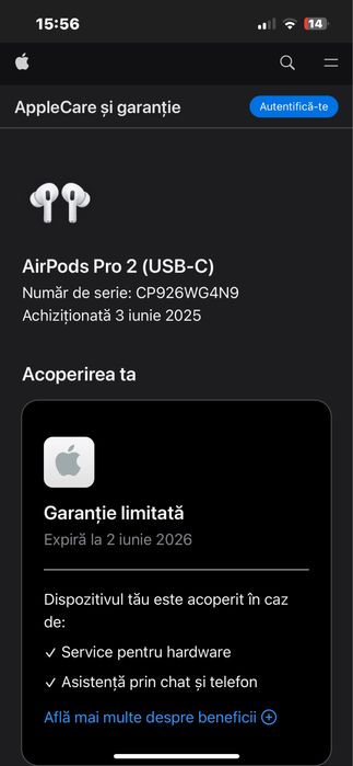 Apple Air Pods Pro 2 Noi cu factura