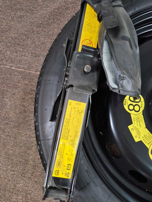 Roata Rezerva + CRIC Cheie OEM Land Rover Range Rover Sport Discovery Velar Evoque JAGUAR - NOUA - 5x108 - 175/80/19