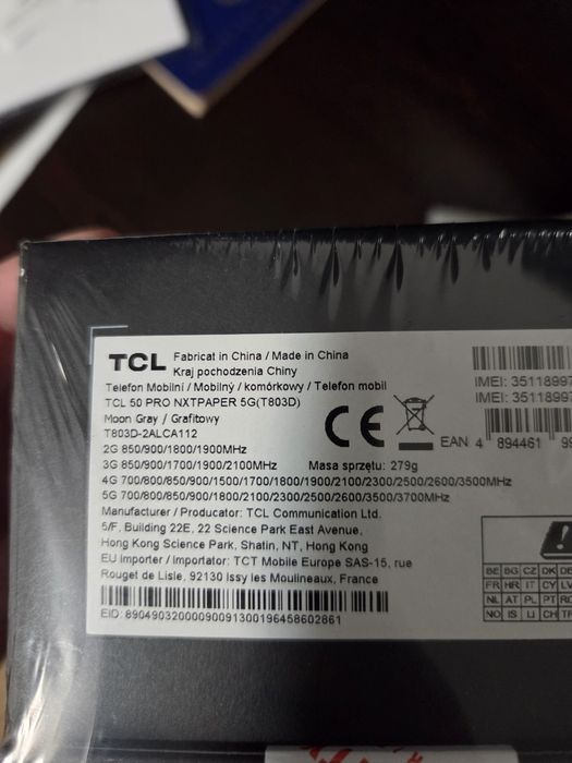 TCL NXTPAPER 50 Pro 5G 512GB фабрично запечатан +CASE & PEN