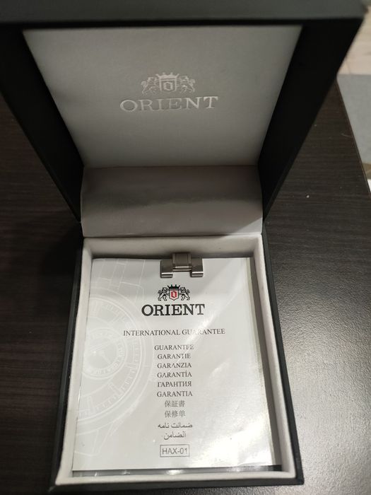 Часовник Orient Ray ll и Fossil gareth 5