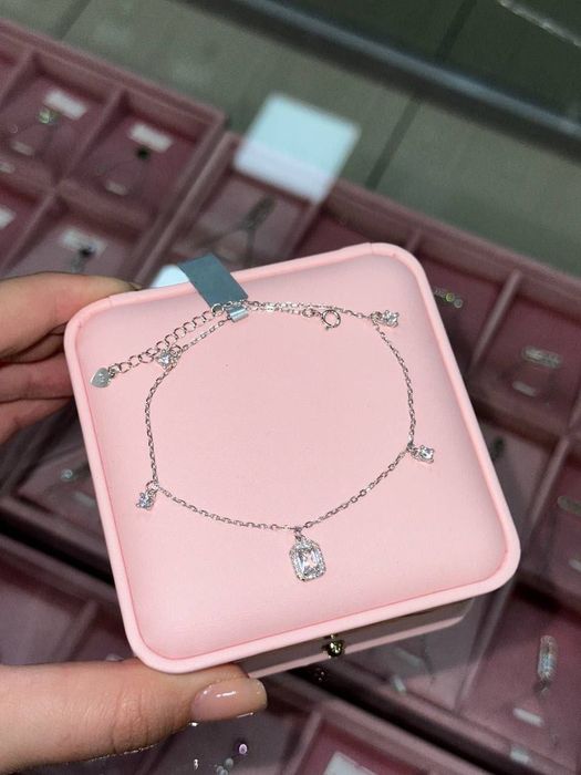 Серебро анклет новый