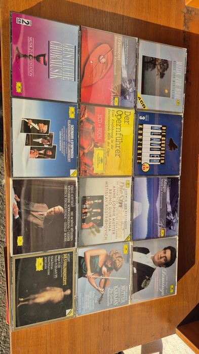 Vand 35 CD muzică clasică mixta de colectia Deutsche Grammophon