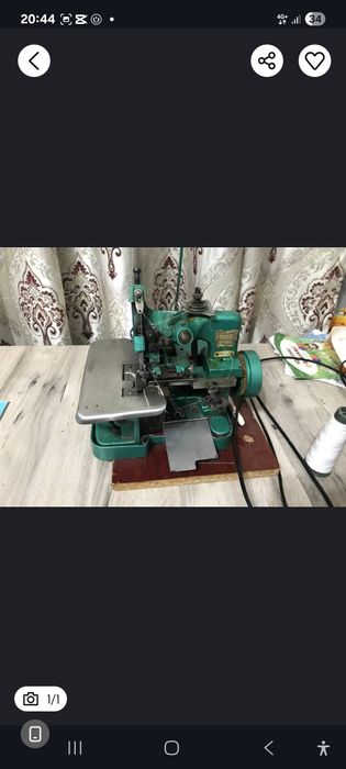 Оверлог мошика сотилади.