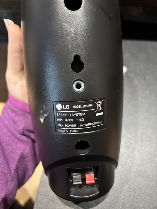 set DVD receiver HT503 + boxe