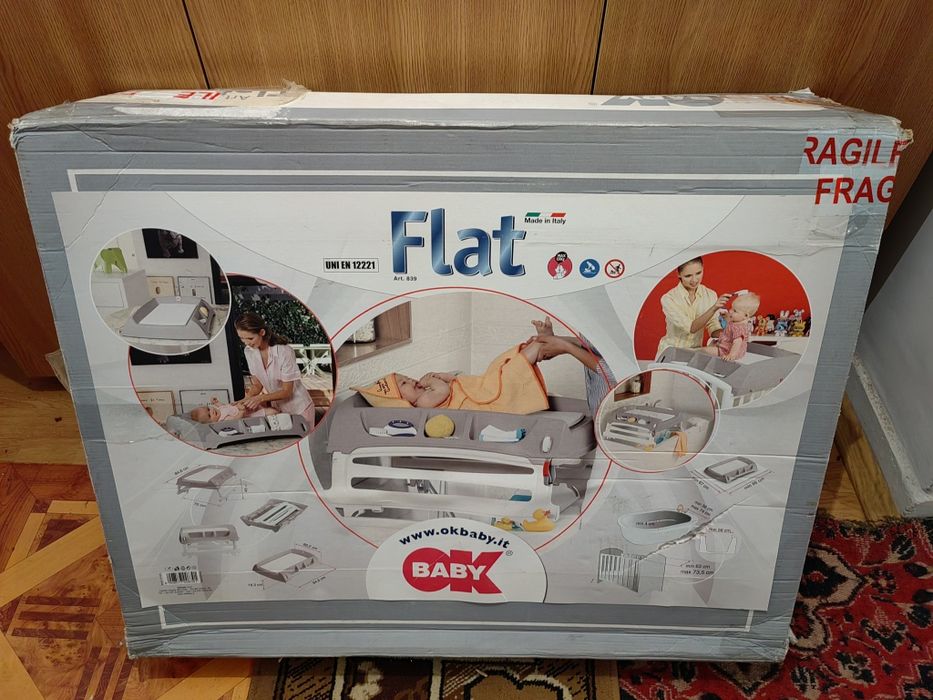 Masa de infasat pentru bebelusi cu compartimente laterale
462,99