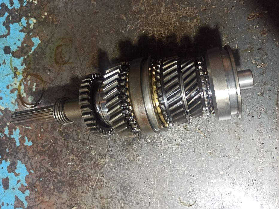 Вторичный вал в сборе дамас (вторичка,шестерня,муфта)