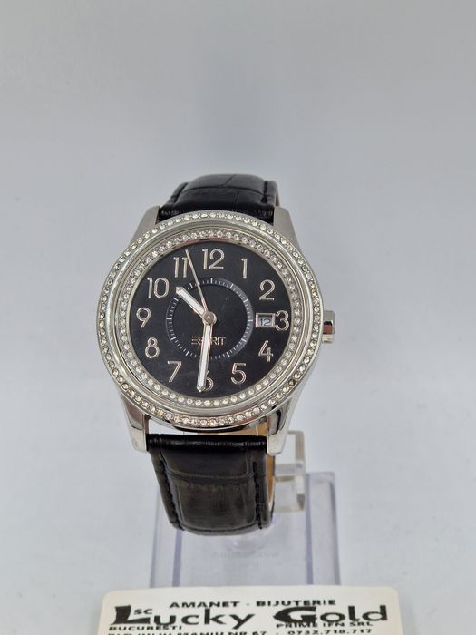 Ceas Esrit Curea Piele Garantie #49301