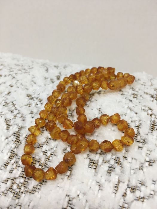 Янтарные бусы новые
