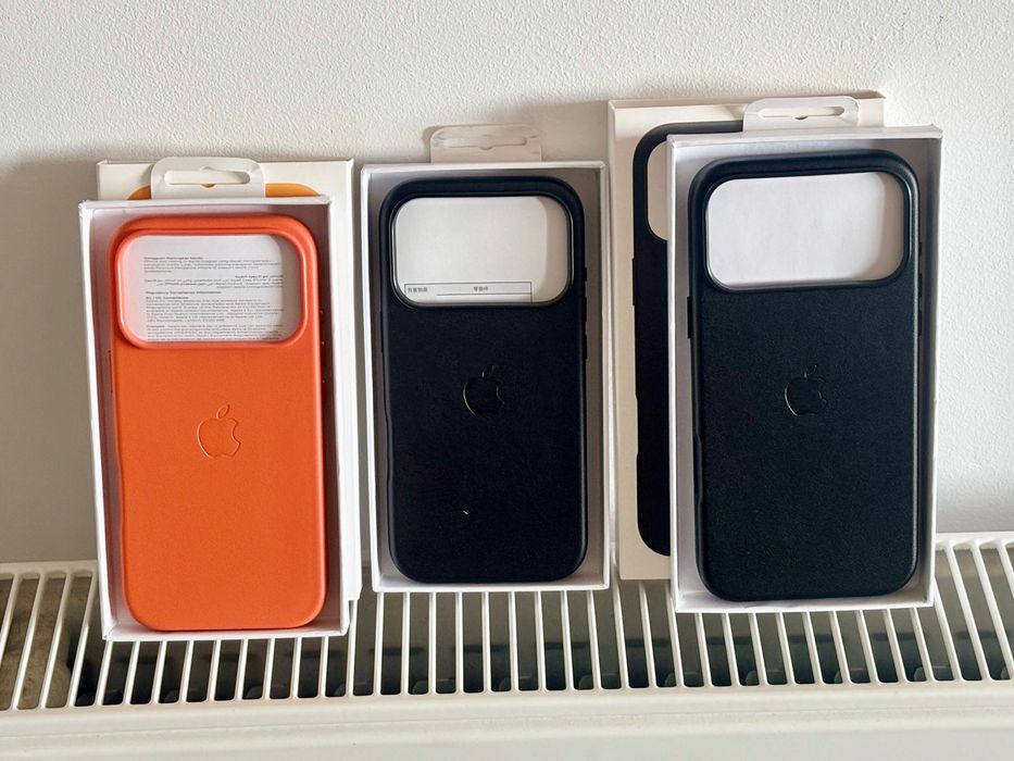 Husa de piele Magsafe iPhone 17 Pro si 17 Pro Max