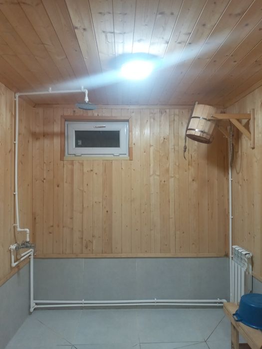 Баня на дровах. Район наркологии
