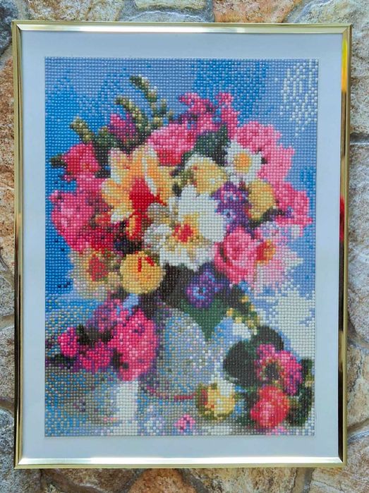 Tablouri cu Diamante (goblene mozaic), inramate, 30x40 cm – excelente pentru cadouri