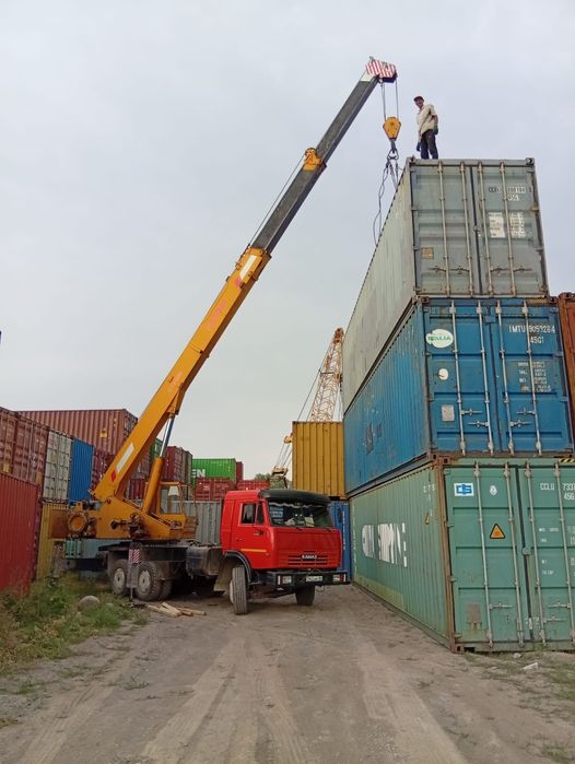 Услуги авто кран. Алматы.