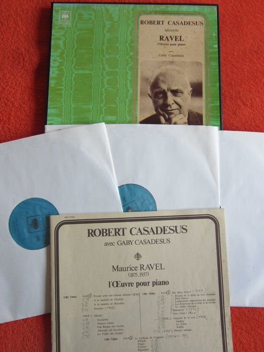 vinil rar Robert Casadesus Interprete Ravel: L'oeuvre Pour Pian 1972