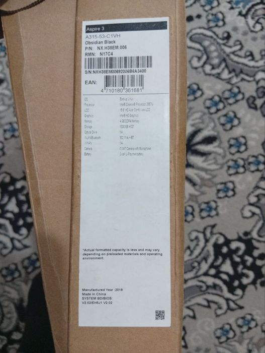 Noutbuk Acer Aspire 3