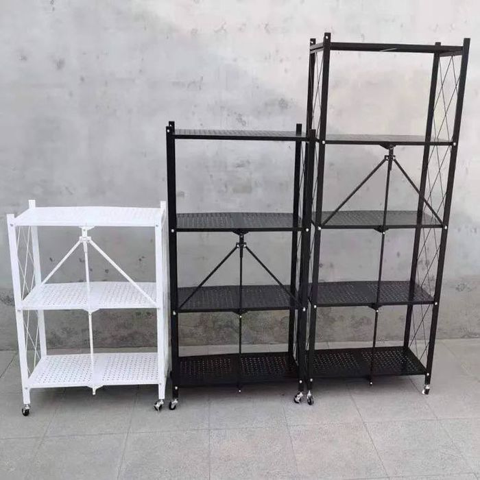 Складной Стеллаж (Этажерка)
Металлический крепкий стеллаж 
Цвета Белый