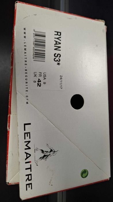 Pantofi de protectie LEMAITRE , marime 42, aproape NOI!