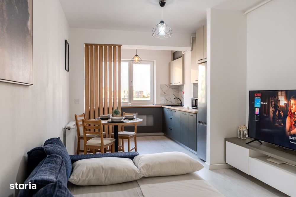 Studio 40 mp | mobilat pe comandă | Ivory Residence Pipera