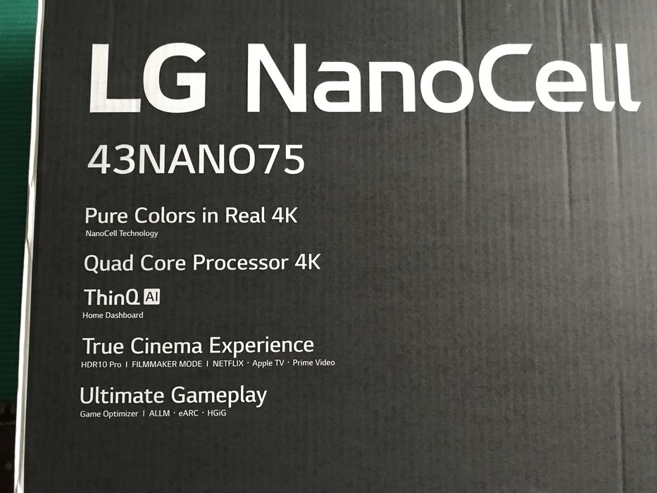 43NANO75,LG-NanoCellLED4k/UHDTV-43"/108cm, nou (in cutie/folie).