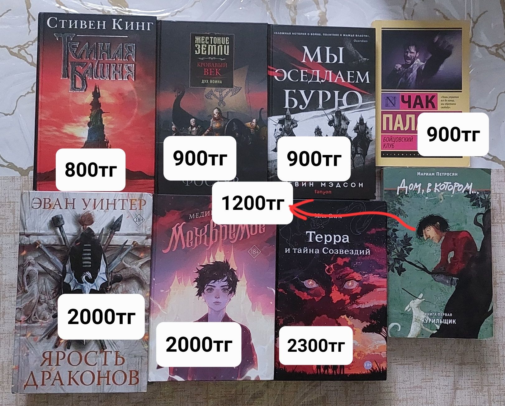 Книги недорого, Книжный вор, Стивен Кинг, Игра престолов, романы: 500 тг. -  Книги / журналы Атырау на Olx