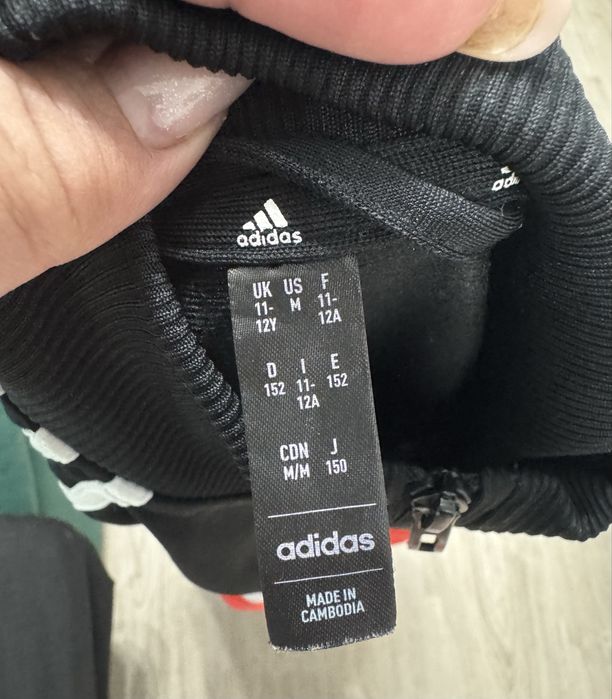 Trening adidas negru cu rosu