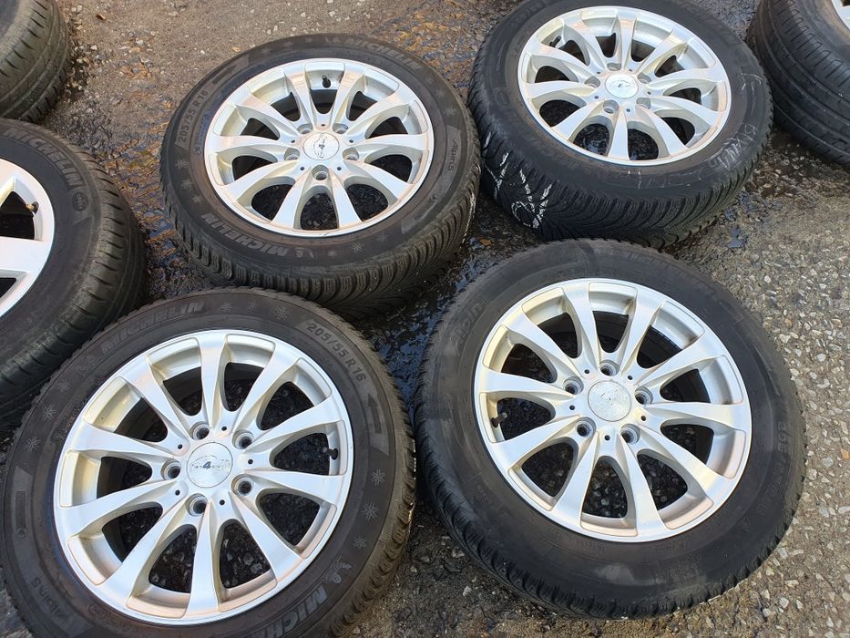 4бр алуминиеви джанти за БМВ 1 / 2014 г/ 6.5ж Х16 / 5 Х 120/