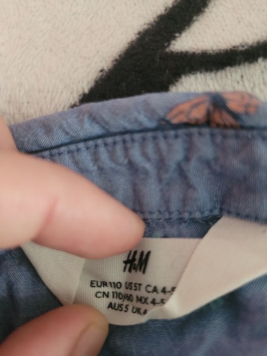 Camasa denim pentru fete 110 cm