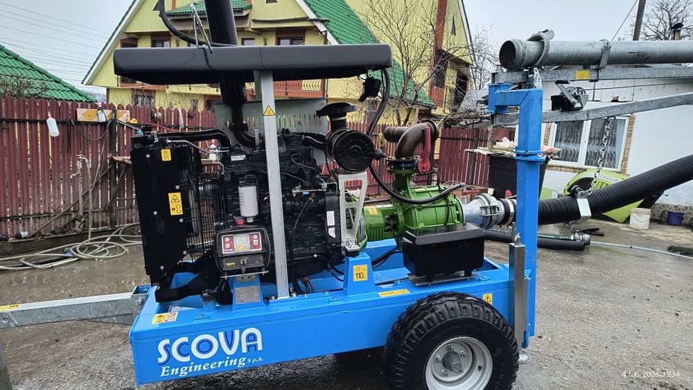 Motopompă Scova 75cp din 2025, 500 ore