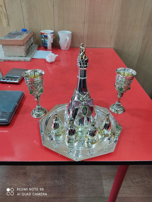 Лимитированая посуда из чистого серебра (серебро)