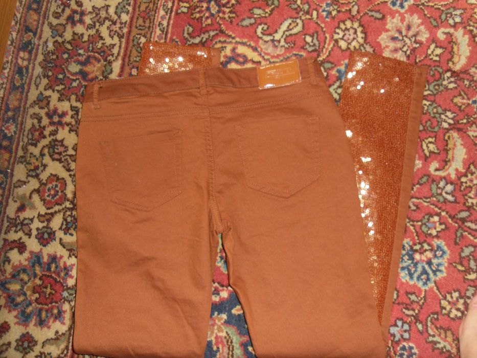 pantaloni dama cu paiete